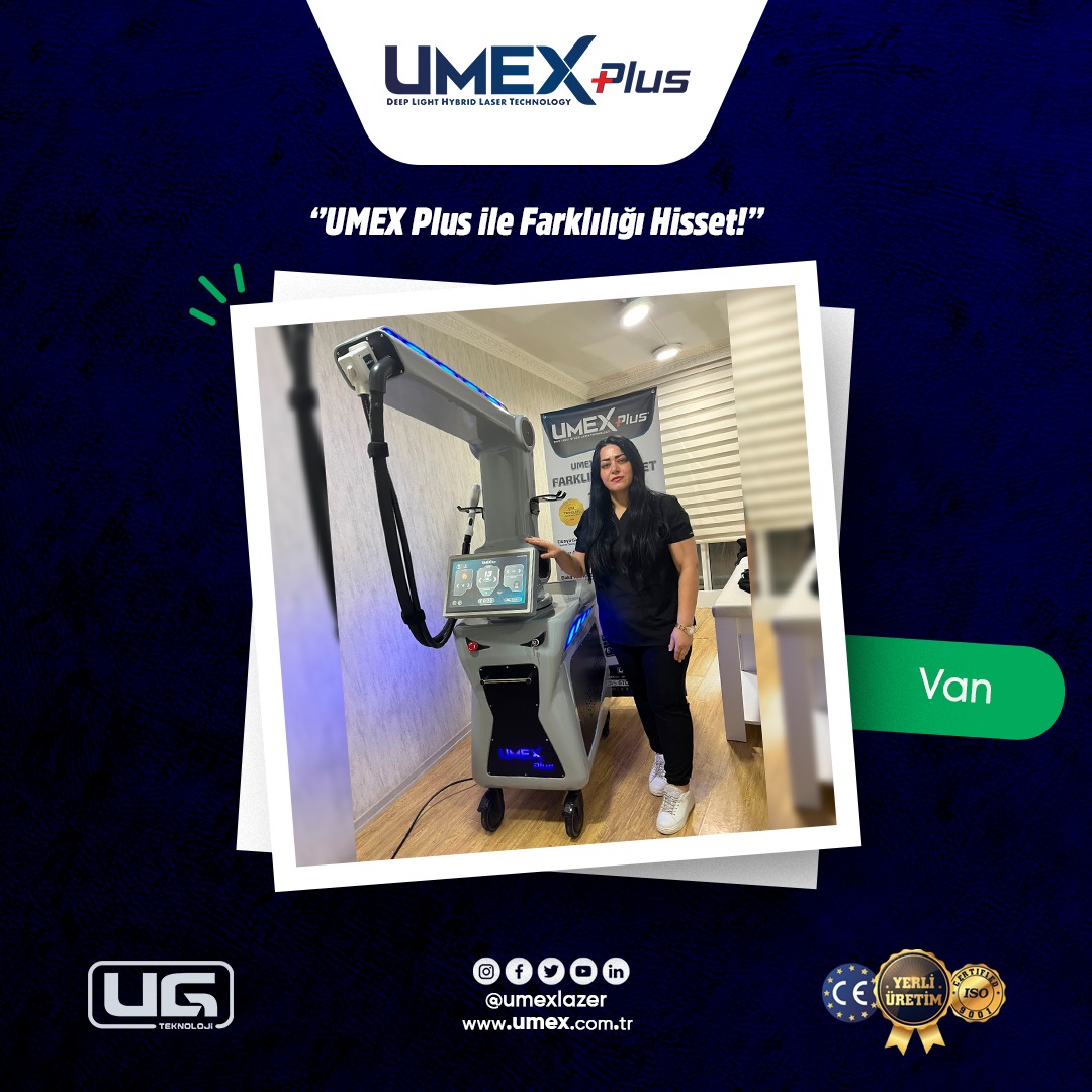 UMEX lazer epilasyon cihazı kullanım görünümü 1