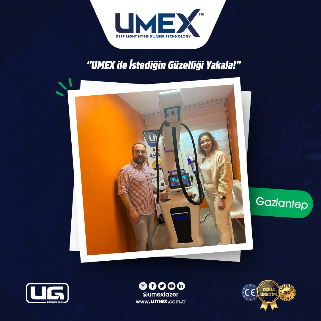 UMEX lazer epilasyon cihazı kullanım görünümü 3