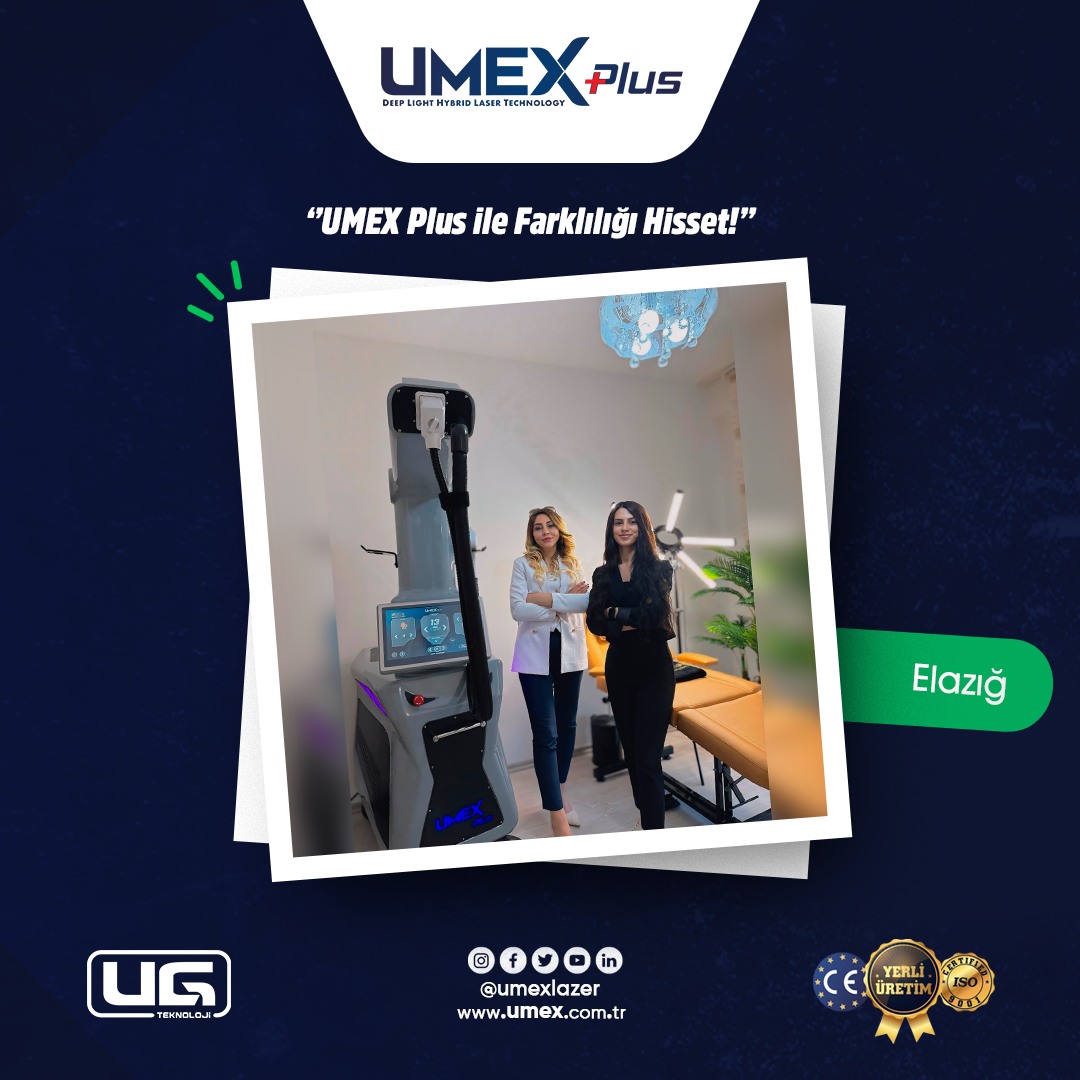 UMEX lazer epilasyon cihazı kullanım görünümü 4