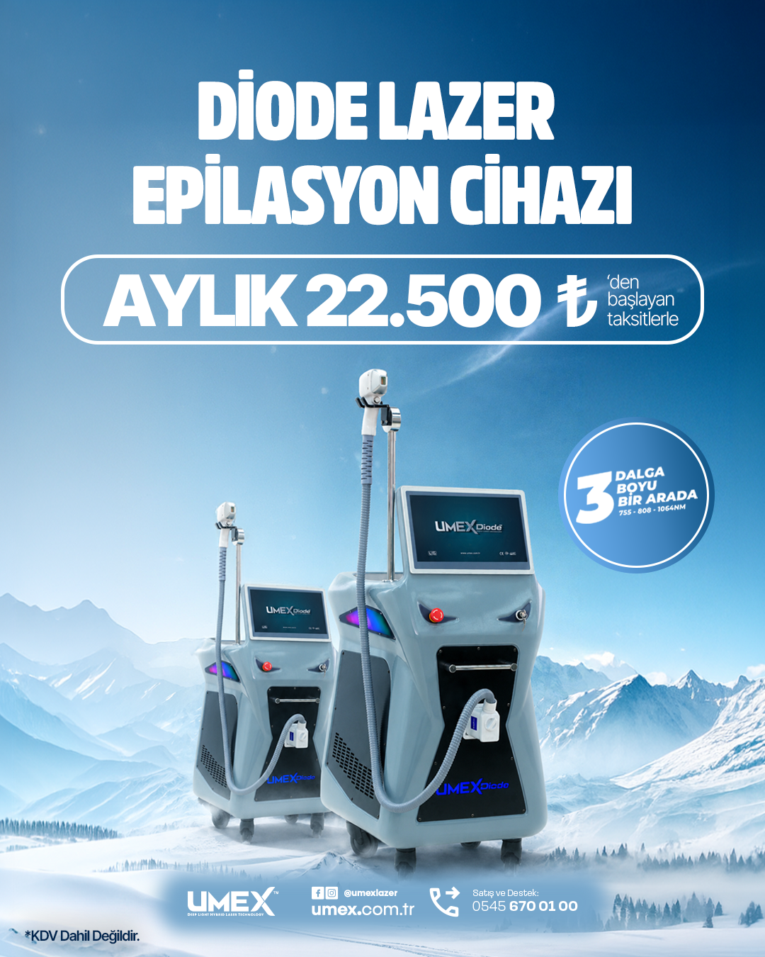 Diode Lazer Epilasyon Cihaz Kampanyası